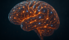 Representación visual de la neuroplasticidad con redes neuronales luminosas que simbolizan cómo el amor activa, reorganiza y transforma el cerebro.